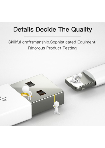 iPhone için 2m Lightning 8pin USB Veri Kablosu Şarj Kablosu Kablosu (Yurt Dışından)