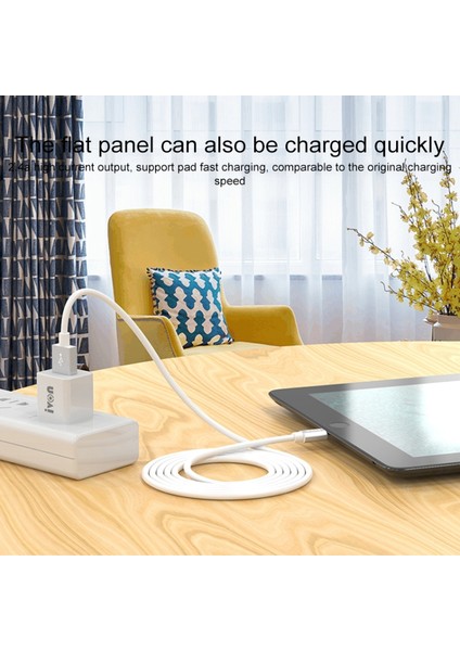 2.4A 8 Pinli Telefon Şarj Aleti Alüminyum Alaşımlı Kabuk Yıldırım Veri Kablosu, 2m-Siyah (Yurt Dışından) fiyatları