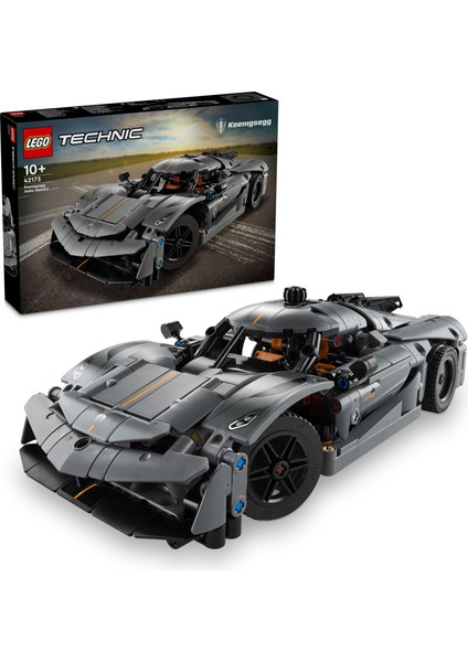 LEGO® Technic Koenigsegg Jesko Absolut Gri Hiper Araba 42173 - Çocuklar Için Oyuncak Yapım Seti (801 Parça)