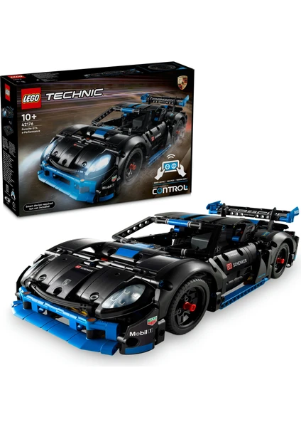 LEGO® Technic Porsche Gt4 E-Performance Yarış Arabası 42176 - 10 Yaş ve Üzeri Çocuklar Için Oyuncak Uzaktan Kumandalı Araba Yapım Seti (834 Parça)