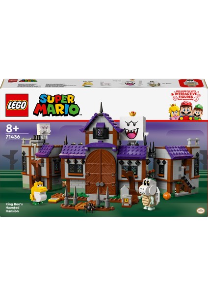 ® Super Mario King Boo'nun Perili Köşkü 71436 - 8 Yaş ve Üzeri Çocuklar için Hayaletli bir Nintendo® Macerası İçeren Yaratıcı Oyuncak Yapım Seti (932 Parça)