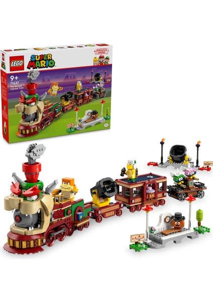 ® Super Mario Bowser Ekspres Treni 71437 - 9 Yaş ve Üzeri Çocuklar Için Nintendo® Karakteri Içeren Yaratıcı Oyuncak Yapım Seti (1392 Parça)