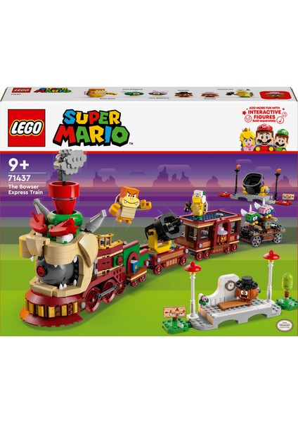 ® Super Mario Bowser Ekspres Treni 71437 - 9 Yaş ve Üzeri Çocuklar Için Nintendo® Karakteri Içeren Yaratıcı Oyuncak Yapım Seti (1392 Parça)