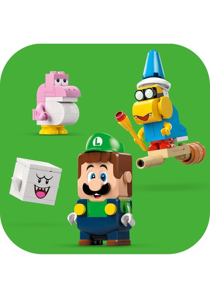 ® Super Mario İnteraktif LEGO® Luigi™ ile Maceralar 71440 - 6 Yaş ve Üzeri Çocuklar İçin Koleksiyonluk Yaratıcı Nintendo® Oyuncak Yapım Seti (210 Parça)