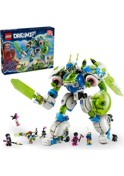 Dreamzzz™ Mateo ve Şövalye Z-Blob Savaş Robotu 71485 - 10 Yaş ve Üzeri Çocuklar Için 4 Minifigür Içeren Yaratıcı Oyuncak Yapım Seti (1333 Parça)