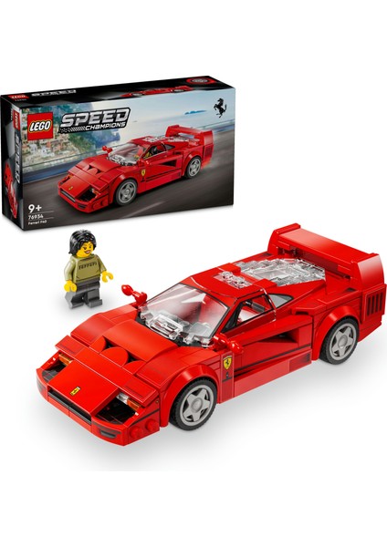 Speed Champions Ferrari F40 Süper Araba 76934 - 9 Yaş ve Üzeri Çocuklar Için Inşa Edilebilen Oyuncak Araç Modeli Yapım Seti (318 Parça)