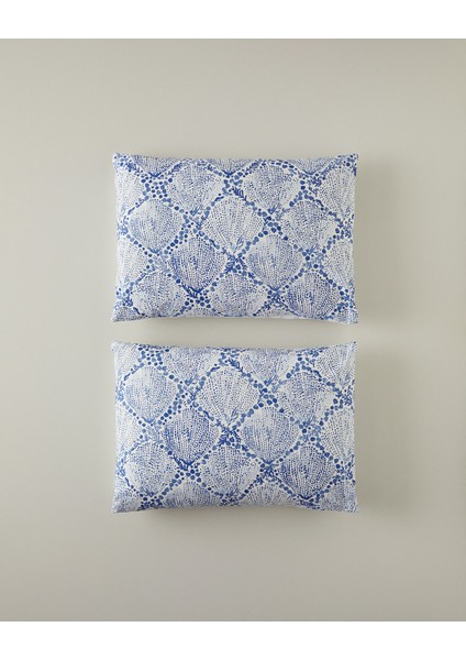 Coastal Treasures 2'li Yastık Kılıfı Mavi