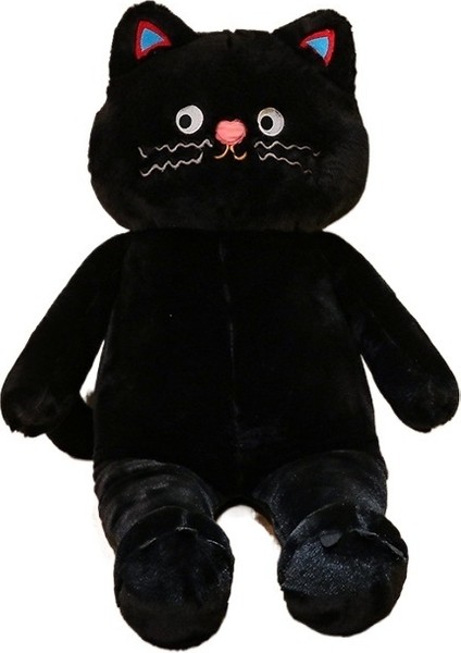 Sevimli Puantiyeli Kedi Bebek Yastık Uyuyan Bebek Karikatür Çirkin Bez Bebek Peluş Oyuncak (Yurt Dışından)