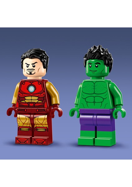 Marvel Motosikletli Iron Man ve Hulk 76287 - 4 Yaş ve Üzeri Süper Kahraman Sevenler Için Avengers Minifigürleri Içeren Yaratıcı Oyuncak Yapım Seti (68 Parça)