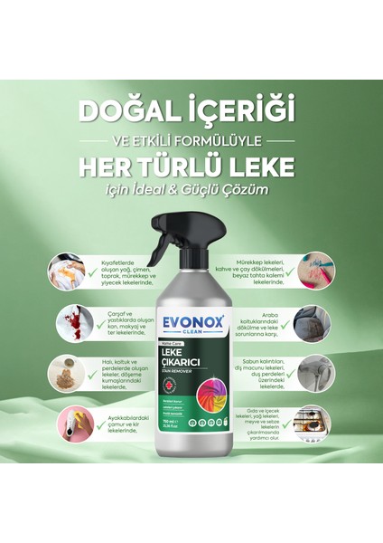 Clean Çok Amaçlı Ultra Güçlü Leke Çıkarıcı Sprey 750 ml