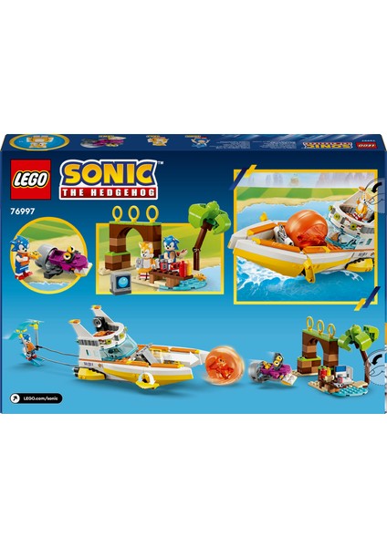 ® Sonic The Hedgehog Tails'in Macera Teknesi 76997 - 8 Yaş ve Üzeri Çocuklar Için Video Oyunu Karakterleri Içeren Interaktif, Yaratıcı Oyuncak Yapım Seti (393 Parça)