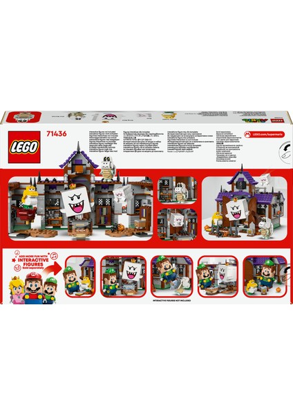 ® Super Mario King Boo'nun Perili Köşkü 71436 - 8 Yaş ve Üzeri Çocuklar için Hayaletli bir Nintendo® Macerası İçeren Yaratıcı Oyuncak Yapım Seti (932 Parça)