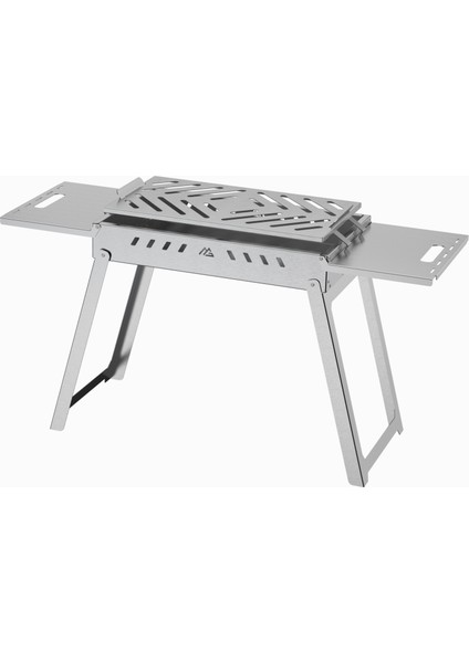 Marina Grill 50CM Krom Sehpalı Portatif Mangal