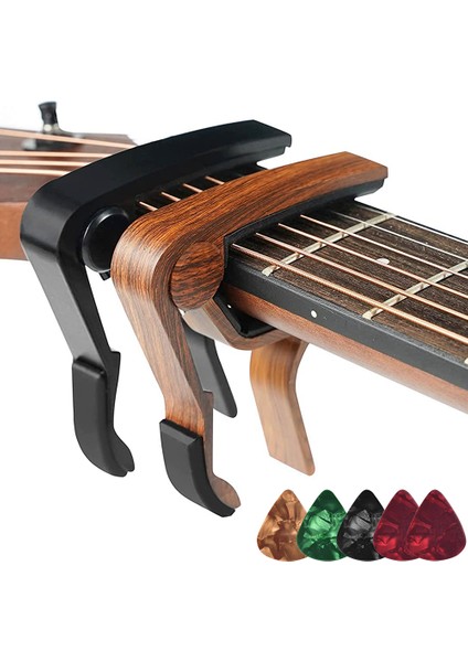 Kırmızı Stil Akustik Elektrik Müzik Aletleri Için 2 Adet Metal Gitar Kapo Klavye Alaşım Gitar Aksesuarları Capotraste Guitarra (Yurt Dışından) fiyatları