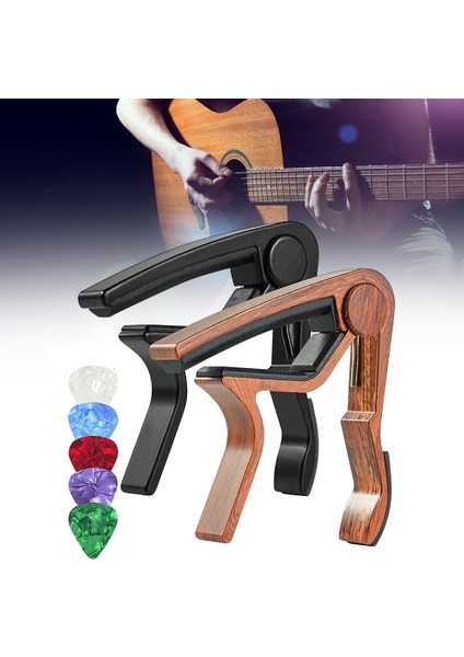 Kırmızı Stil Akustik Elektrik Müzik Aletleri Için 2 Adet Metal Gitar Kapo Klavye Alaşım Gitar Aksesuarları Capotraste Guitarra (Yurt Dışından) indirimleri