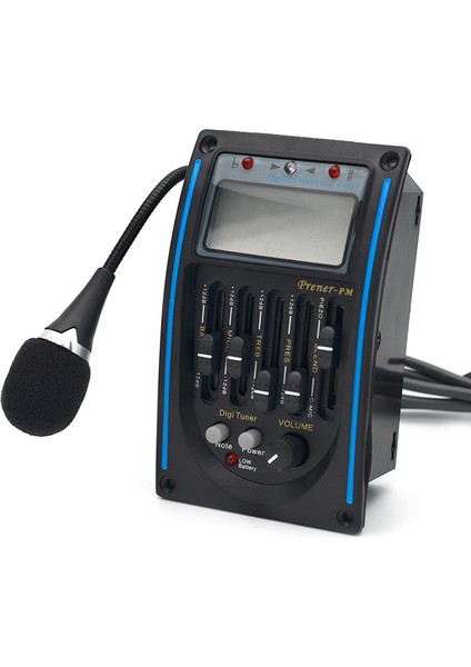 Lc-4 Tarzı Lc- Band Akustik Gitar Preamp Eq Ekolayzer Pikap Tuner Sistemi Mikrofonlu Akustik Gitar Için (Yurt Dışından)