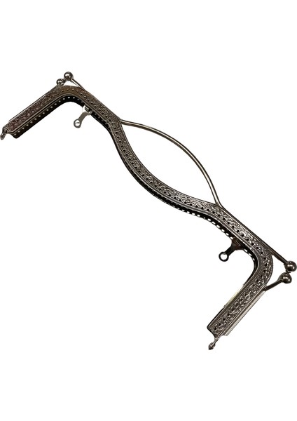 Üstten Tutmalı Metal Çanta Sapı 27 cm Alt-34