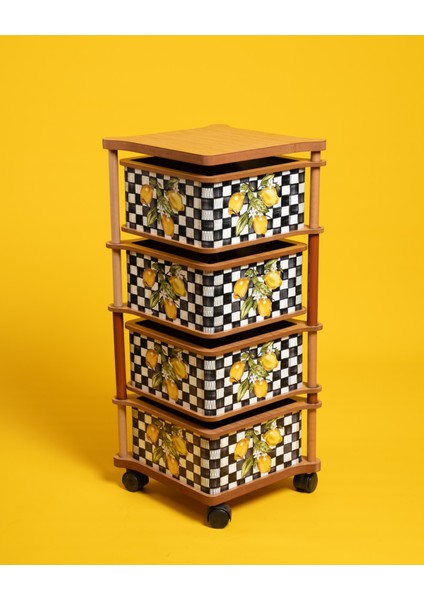 Sebzelik 4'lü Kare Linda