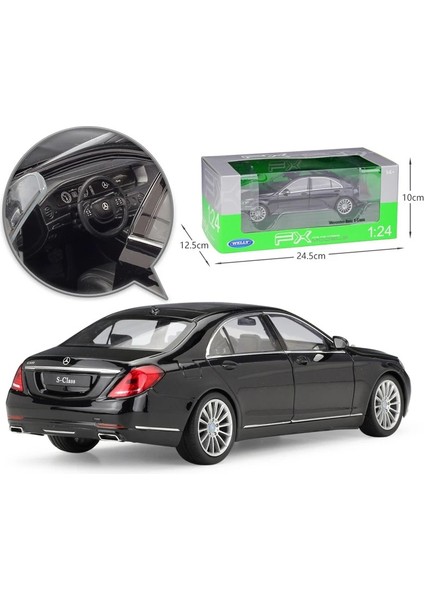 Mercedes S Class Diecast 1/24 Ölçek Büyük Boy Metal Orjinal Lisanslı Araba Kapılar Açılır fiyatları