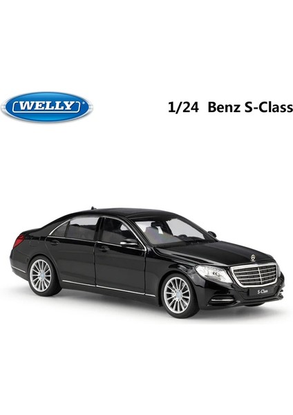 Mercedes S Class Diecast 1/24 Ölçek Büyük Boy Metal Orjinal Lisanslı Araba Kapılar Açılır indirimleri