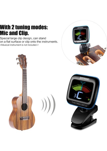 Joyo Capo Tarzı Gitar Akort Aleti Metronom Dijital Hassas Metronom Akort Cihazı Klip Mikrofon Için Kromatik Gitarbasukulelekeman Ayarlama Gitar Parçaları (Yurt Dışından)