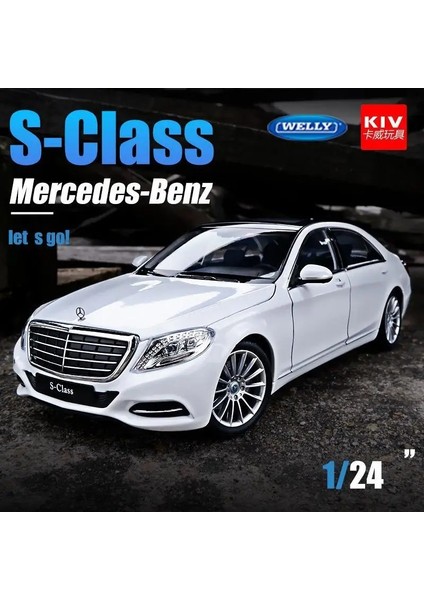 Mercedes S Class Diecast 1/24 Ölçek Büyük Boy Metal Orjinal Lisanslı Araba Kapılar Açılır