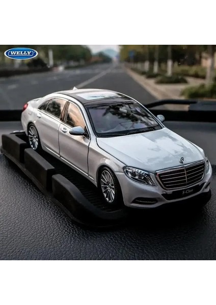 Mercedes S Class Diecast 1/24 Ölçek Büyük Boy Metal Orjinal Lisanslı Araba Kapılar Açılır