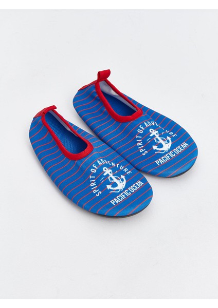Lcw Steps Baskılı Erkek Çocuk Deniz Ayakkabısı