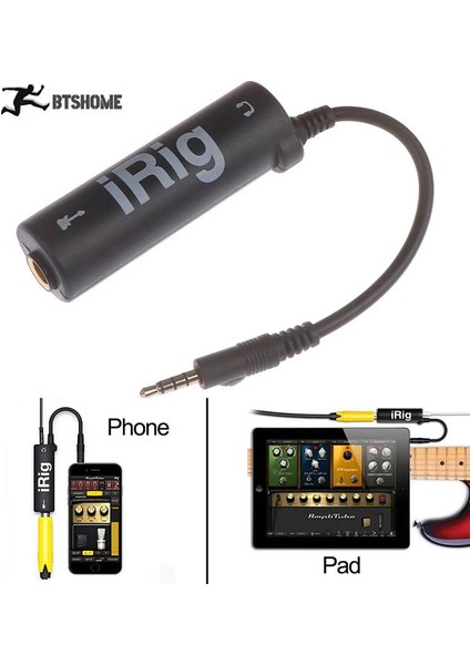Siyah Stil Telefon Için Sıcak Gitar Arayüzü I-Rig Dönüştürücü Yedek Gitar Ses Arayüzü Gitar Akort Cihazı Gitar Hattı Irig Dönüştürücü (Yurt Dışından) fiyatları