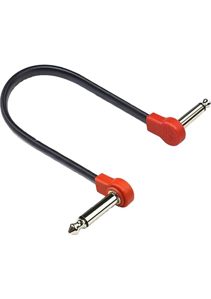 20CM Tarzı Gitar Pedal Kabloları 15CM Sağ Açılı Gitar Patch Kablosu Efekt Pedalları Için G99D (Yurt Dışından)