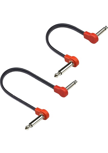 20CM Tarzı Gitar Pedal Kabloları 15CM Sağ Açılı Gitar Patch Kablosu Efekt Pedalları Için G99D (Yurt Dışından) fiyatları