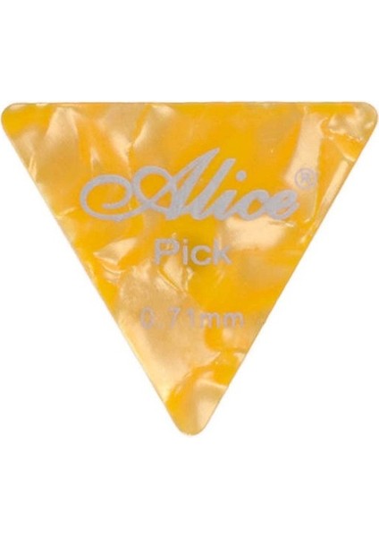 0 71MM Tarzı Alice Büyük Üçgen Gitar Plektreleri Kalın Ince Akustik Elektro Gitarra (Yurt Dışından)