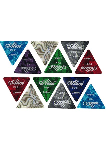 0 71MM Tarzı Alice Büyük Üçgen Gitar Plektreleri Kalın Ince Akustik Elektro Gitarra (Yurt Dışından) fiyatları