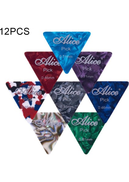 0 71MM Tarzı Alice Büyük Üçgen Gitar Plektreleri Kalın Ince Akustik Elektro Gitarra (Yurt Dışından) modelleri