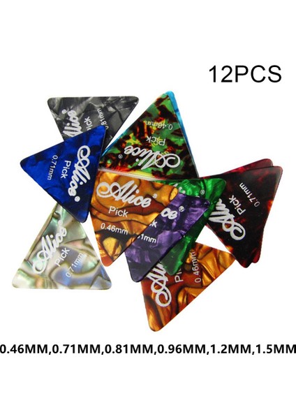 0 71MM Tarzı Alice Büyük Üçgen Gitar Plektreleri Kalın Ince Akustik Elektro Gitarra (Yurt Dışından) fırsatları