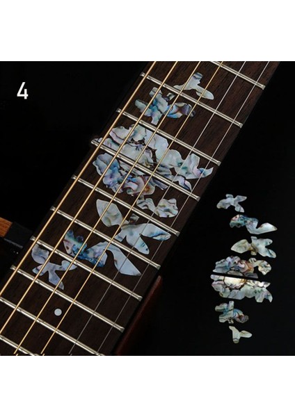 No.-4 Tarzı Elektro Akustik Gitar Bas Için Yeni Çapraz Inlay Çıkartmalar Sticker Ultra Ince Sticker Gitar Aksesuarları Elektro Gitar Parçaları (Yurt Dışından)