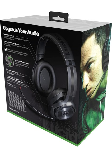 Lucidsound LS10X Kablolu Oyun Kulaklığı Surround Sesli Xbox Serisi x S Için Siyah