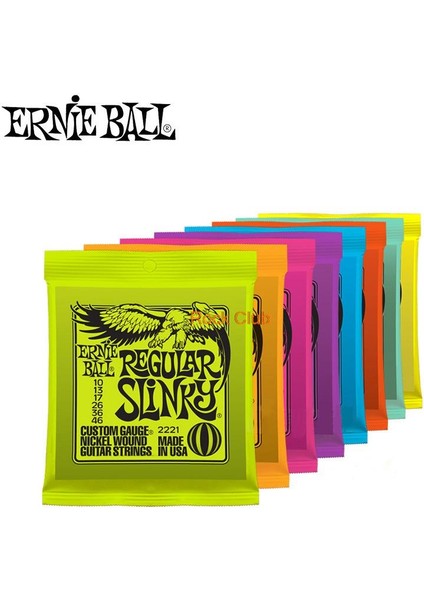 Elektrikli 2221 10-46 Tarzı Ernie Ball Süper Ince Elektro Gitar Teli Nikel Kaplama 6 Teller Elektro Gitar Aksesuarları Için (Yurt Dışından) modelleri