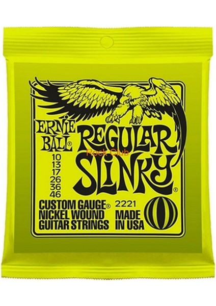 Elektrikli 2221 10-46 Tarzı Ernie Ball Süper Ince Elektro Gitar Teli Nikel Kaplama 6 Teller Elektro Gitar Aksesuarları Için (Yurt Dışından) fırsatları