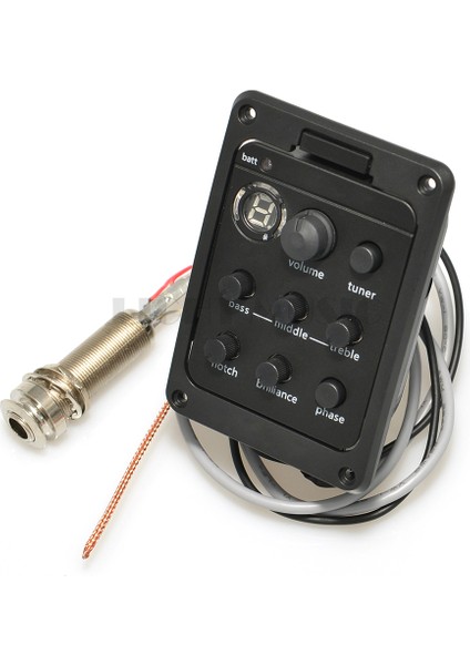 201 Mikrofonsuz Tarzı Presys Band Akustik Gitar Pikapı ile Tuner Miks Preamp Eq Tuner Beat Board ve Yumuşak Piez Isys+ Vt1 (Yurt Dışından)
