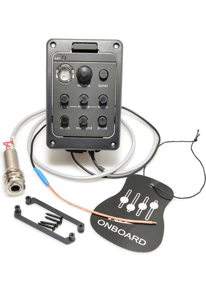 201 Mikrofonsuz Tarzı Presys Band Akustik Gitar Pikapı ile Tuner Miks Preamp Eq Tuner Beat Board ve Yumuşak Piez Isys+ Vt1 (Yurt Dışından)