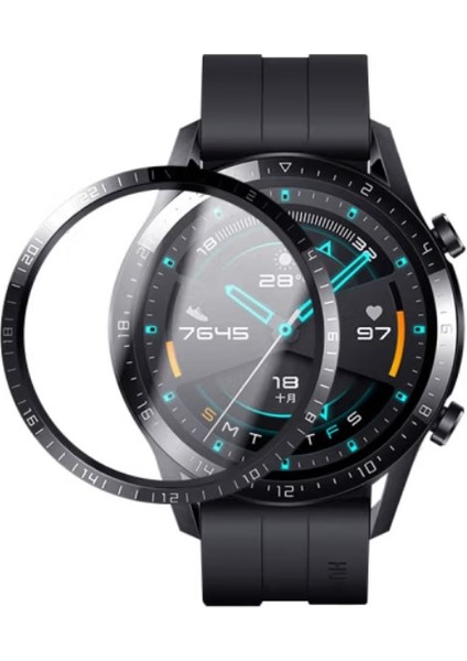 Huawei GT3 - 46mm Uyumlu Akıllı Saat Ekran Koruyucu - High Molecule Shock-Resistant Ölçekli
