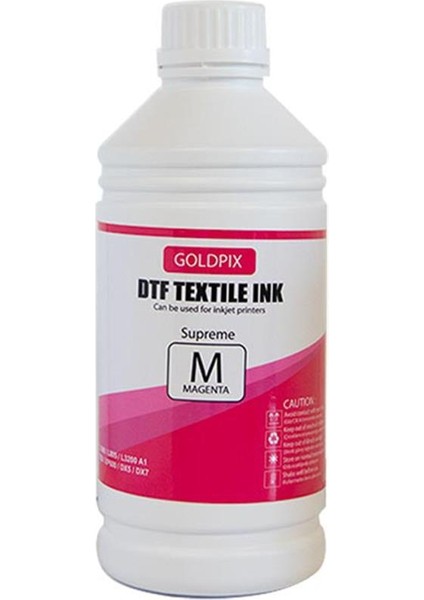 Tortusuz Kırmızı Dtf Mürekkebi Magenta 1 Litre