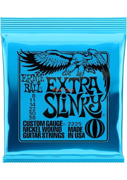 Elektrikli 2225 08-38 Tarzı Ernie Ball Süper Ince Elektro Gitar Teli Nikel Kaplama 6 Teller Elektro Gitar Aksesuarları Için (Yurt Dışından)