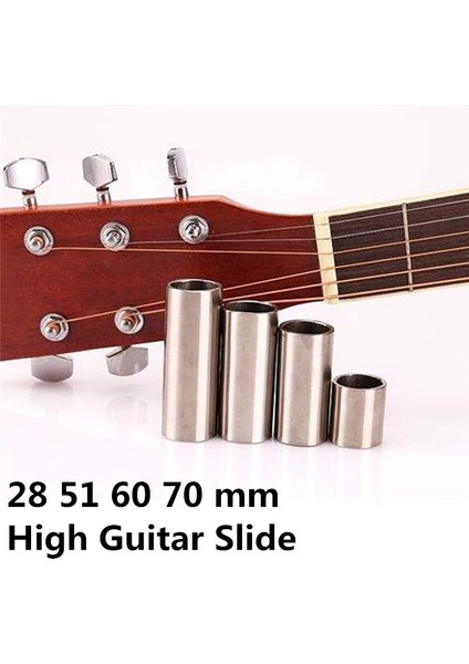 Gümüş 28MM Tarzı Paslanmaz Çelik Bakalit Gitar Parmak Kılıfı Gitar Slider Aksesuarları Uzunluk Paslanmaz Çelik Gitar Sürgüsü (Yurt Dışından) modelleri