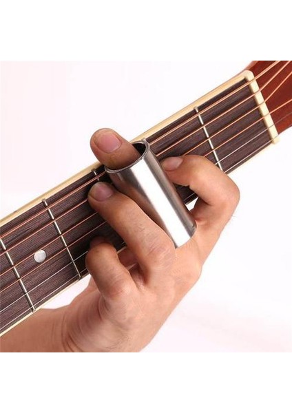 Gümüş 28MM Tarzı Paslanmaz Çelik Bakalit Gitar Parmak Kılıfı Gitar Slider Aksesuarları Uzunluk Paslanmaz Çelik Gitar Sürgüsü (Yurt Dışından) fırsatları