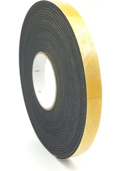 Kapı Pencere Izolasyon Bandı Yapışkan Kapı Pencere Süngeri Eva 3MMX20MM Siyah 25 Metre fiyatları