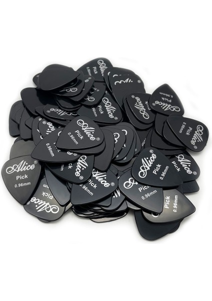 0,58 mm Siyah Stil Gitar Plektreni Alice Akustik Elektro Bas Medyatör Aksesuarlar Kalınlık Siyah Beyaz (Yurt Dışından) modelleri
