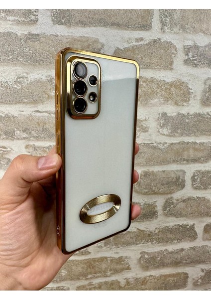 Samsung Galaxy A52/A52S Logo Detaylı Kenarları Renkli Kamera Korumalı Luxury Megavip Kılıf fırsatları