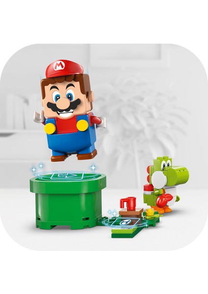 ® Super Mario İnteraktif LEGO® Mario™ ile Maceralar 71439 - 6 Yaş ve Üzeri Çocuklar İçin Yoshi İçeren Oyuncak Araç Yapım Seti (218 Parça)